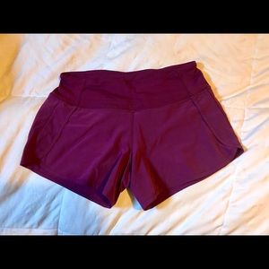 Lululemon Speed Short size 4